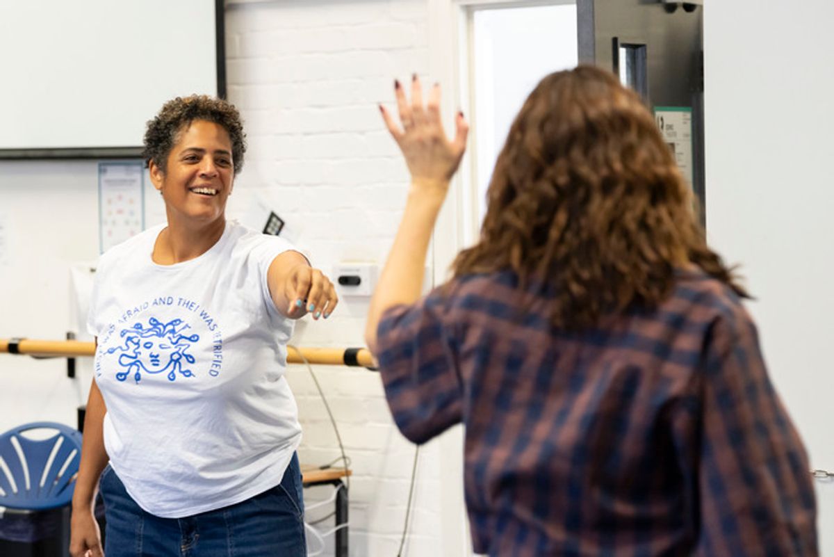 Sara Powell, Lily James at 