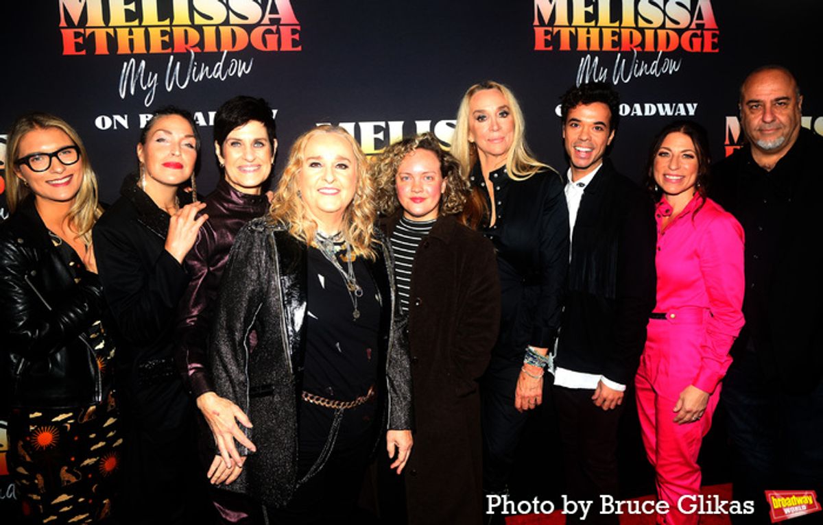 Olivia Sebesky, Andrea Lauer, Linda Wallem-Etheridge, Melissa Etheridge, Kate Owens, Amy Tinkham, Neil Scibelli, Abigail Rosen Holmes and Bruce Rodger at 