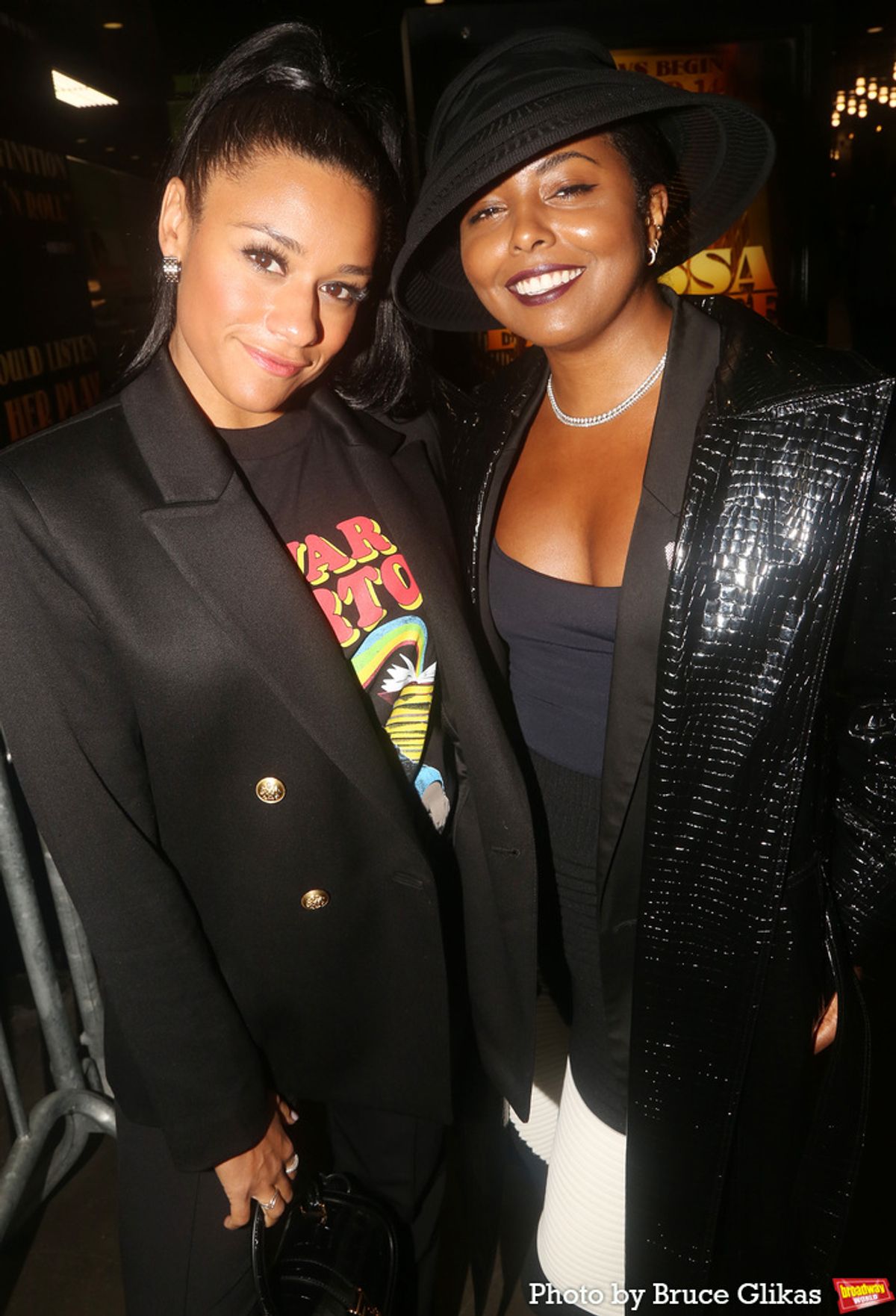 Ariana DeBose and Adrienne Warren at 