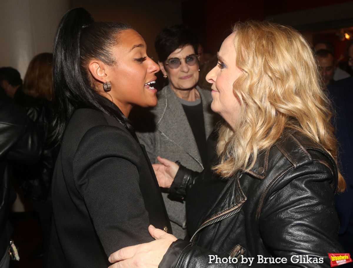 Ariana DeBose, Linda Wallen-Etheridge and Melissa Etheridge at 