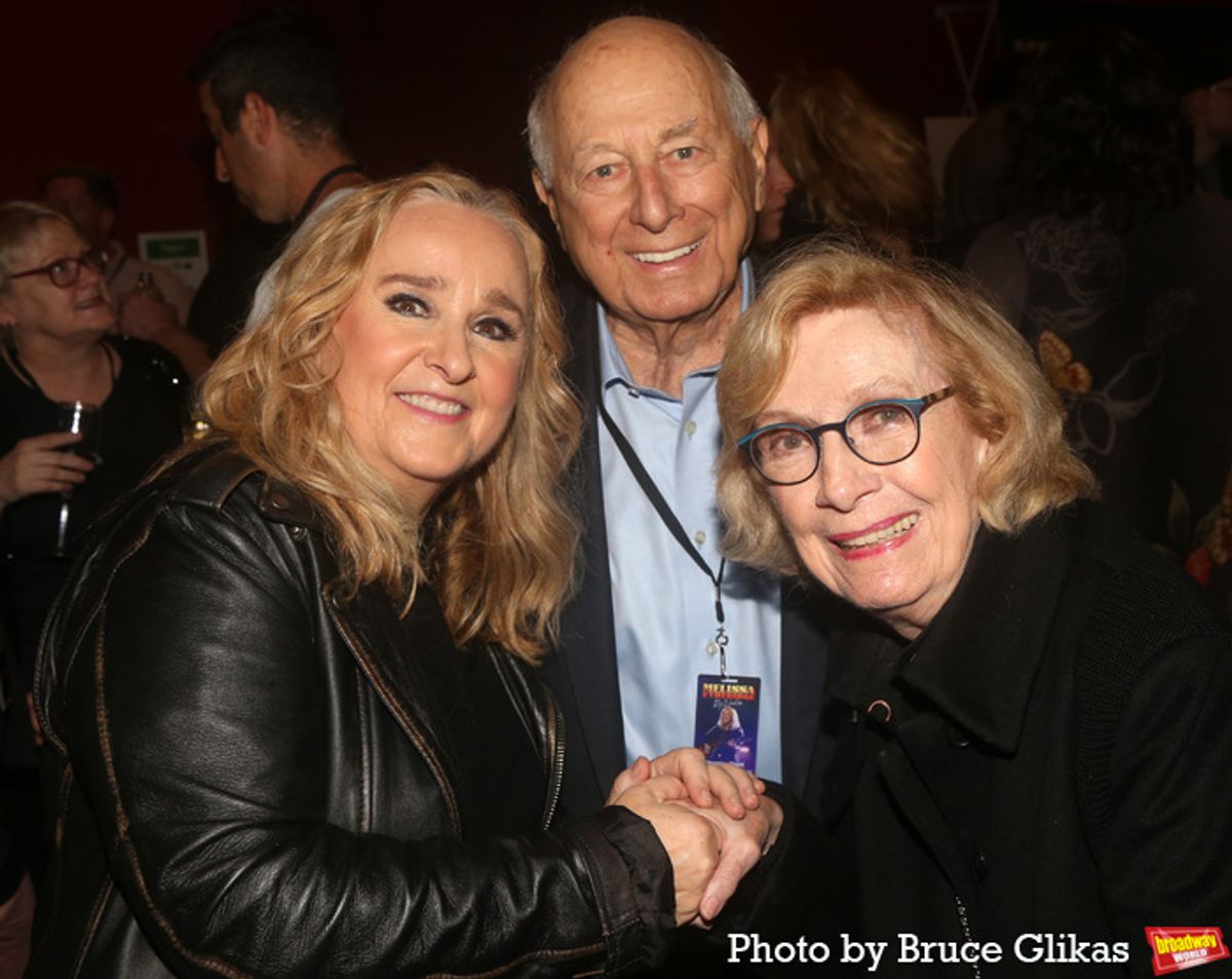 Melissa Etheridge, Paul Libin and Florence Libin at 
