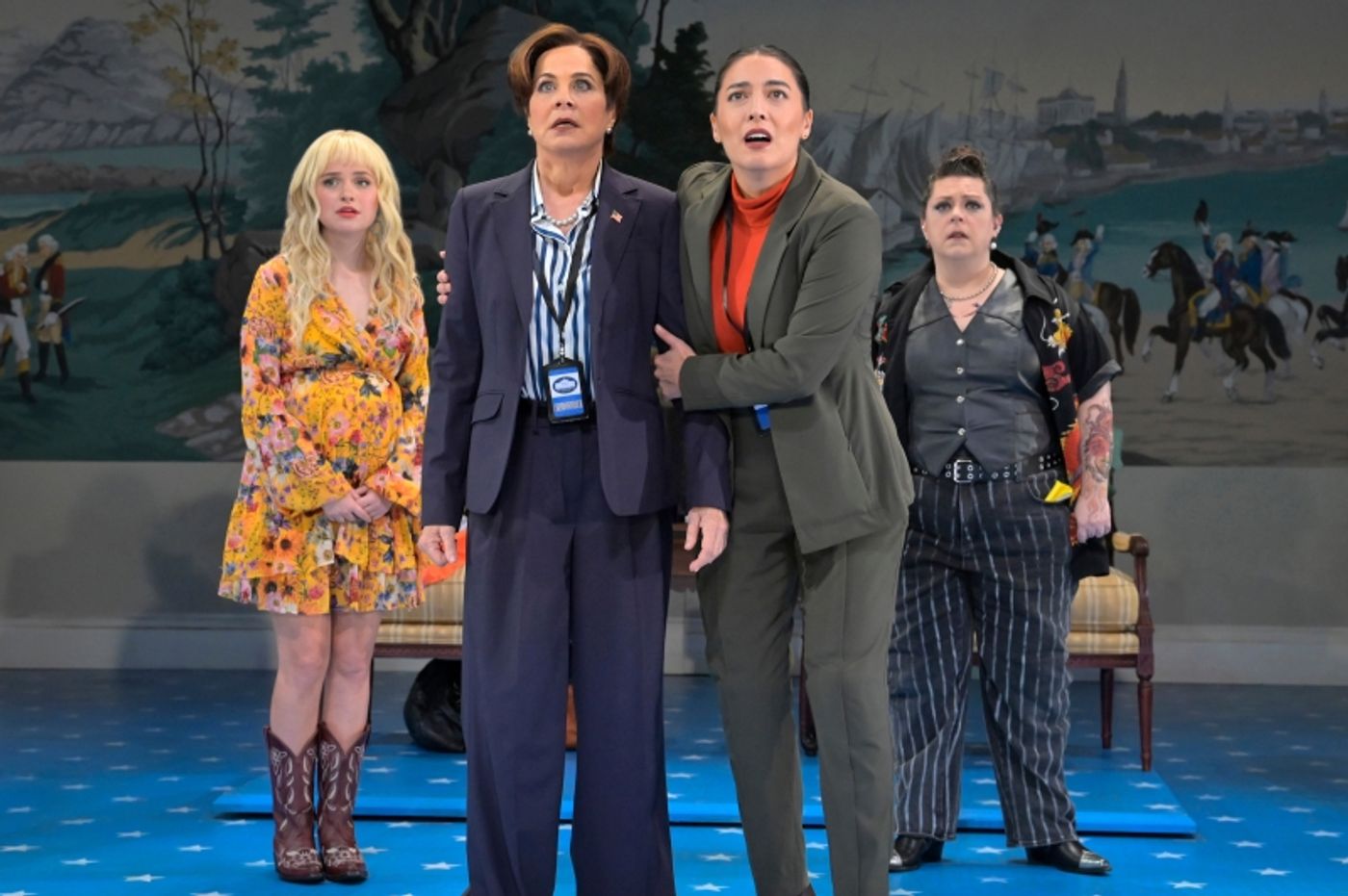 Review: POTUS: OR, BEHIND EVERY GREAT DUMBASS ARE SEVEN WOMEN TRYING TO KEEP HIM ALIVE at Berkeley Repertory Theatre  Image