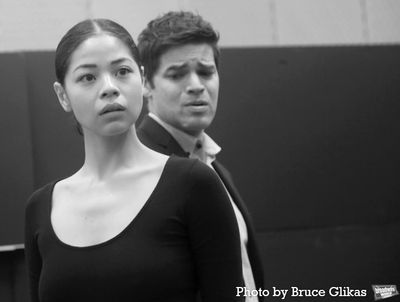 Eva Noblezada and Jeremy Jordan Photo