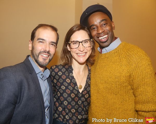 Director Marc Bruni, Book Writer Kait Kerrigan and Choreographer Dominique Kelley Photo