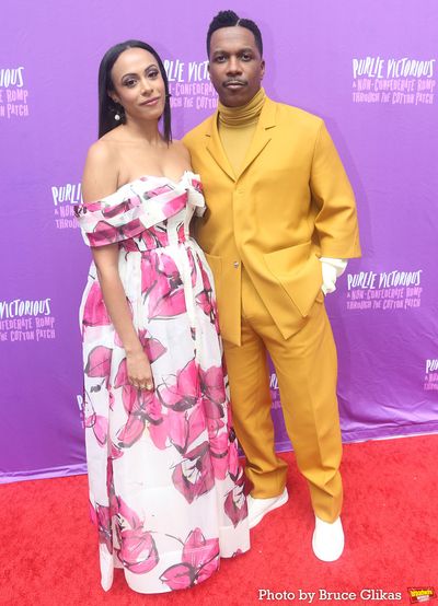 Nicolette Robinson Odom and Leslie Odom, Jr. Photo