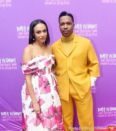 Nicolette Robinson Odom and Leslie Odom, Jr. Photo