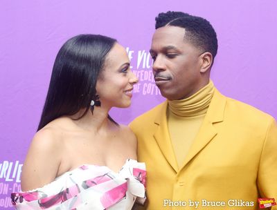 Nicolette Robinson Odom and Leslie Odom, Jr. Photo