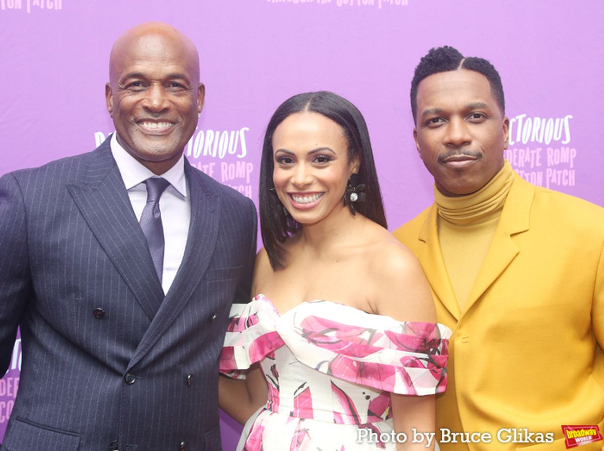 Director Kenny Leon, Producer Nicolette Robinson and Leslie Odom, Jr. at 