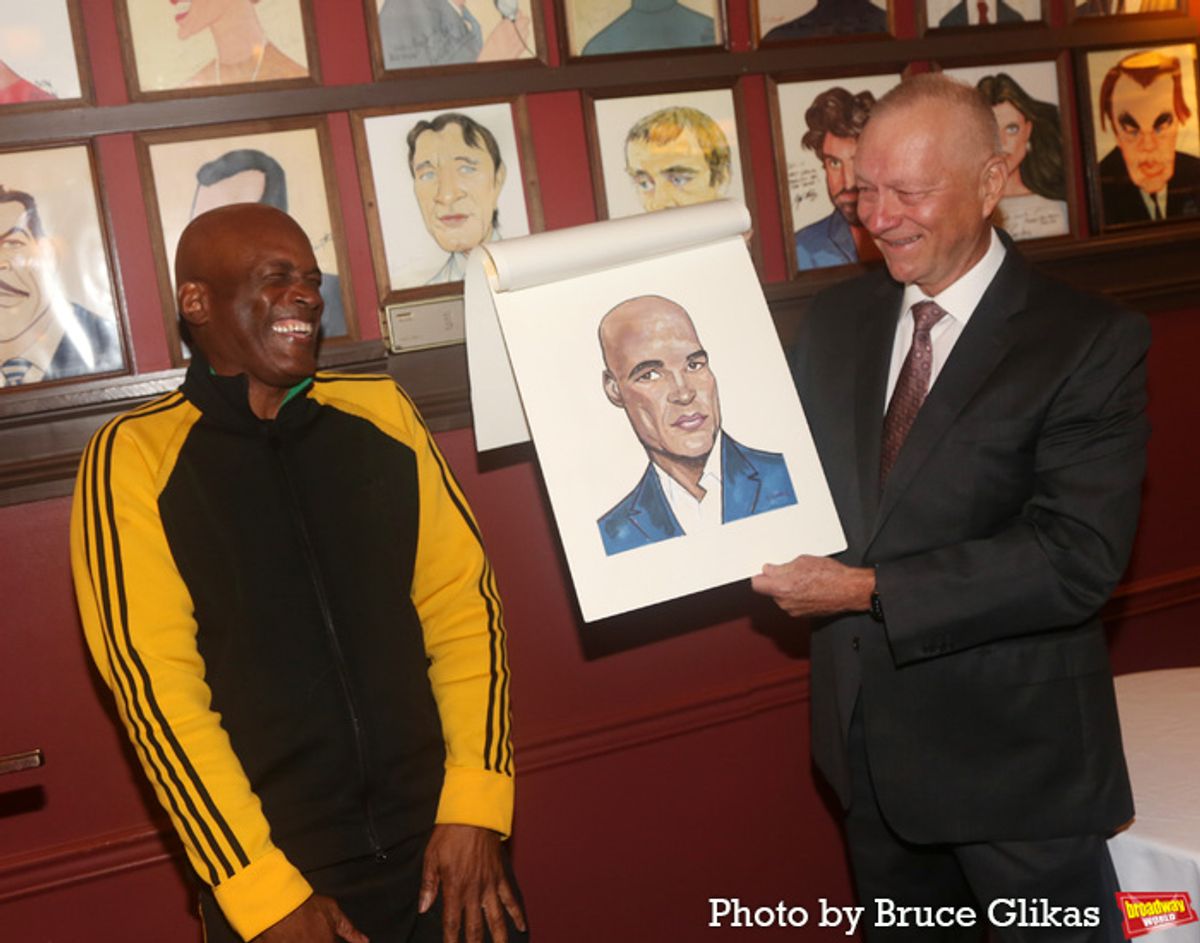 Kenny Leon and Max Klimavicius at 