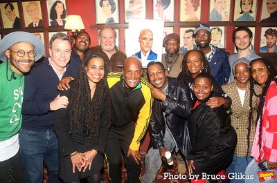Kenny Leon with Suzan-Lori Parks, Derek McLane, Sade Lythcott, Jonathan McCrory, and  Photo