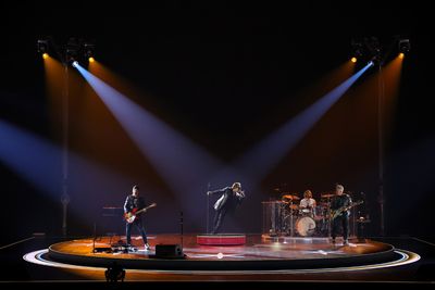 Bono, The Edge, Adam Clayton and Bram van den Berg Photo