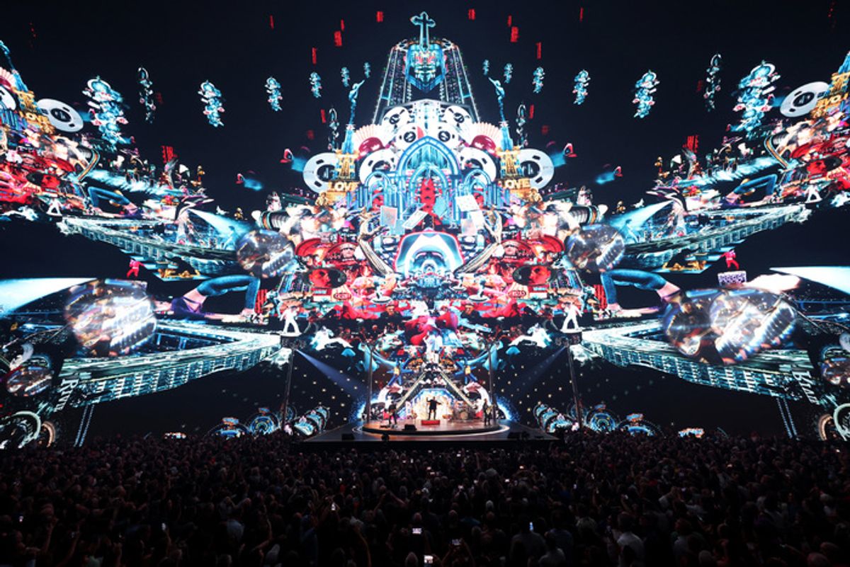 Bono, The Edge, Adam Clayton, and Bram van den Berg  at 