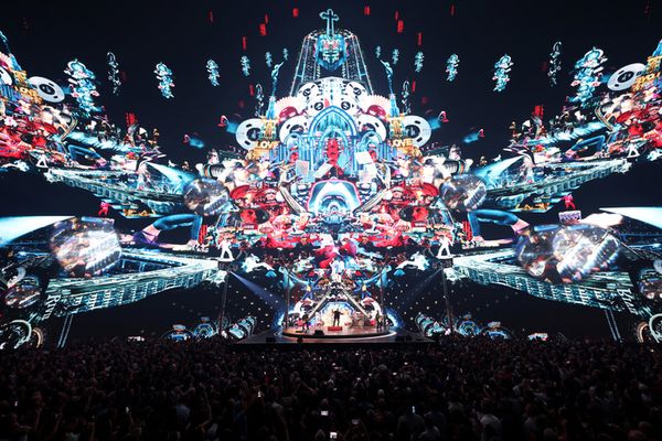 Bono, The Edge, Adam Clayton, and Bram van den Berg  Photo