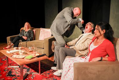 Amy Scribner, Paul Schulze, John Ales, and Julie Dretzin Photo