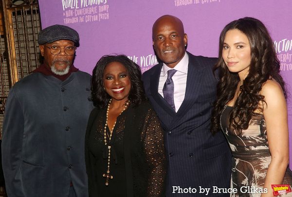 Samuel L. Jackson, LaTanya Richardson Jackson, Kenny Leon and Jurnee Smollett Photo