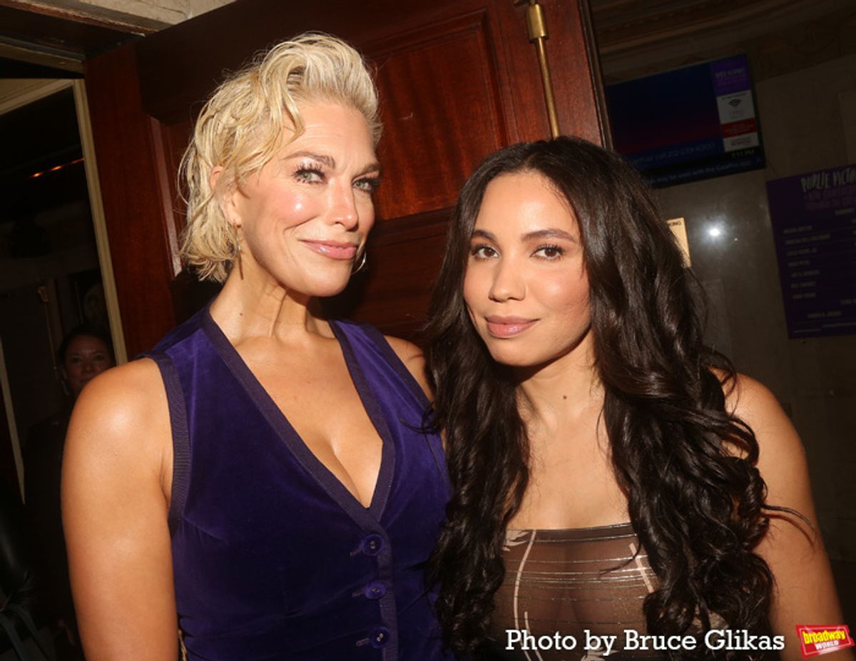 Hannah Waddingham and Jurnee Smollett at 