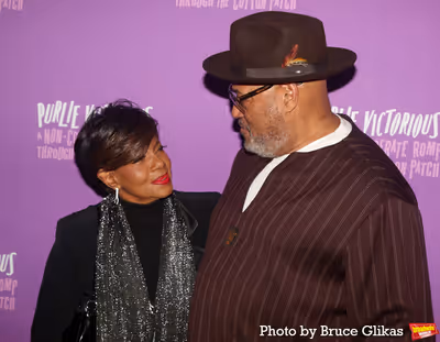 Melba Moore and Laurence Fishburne Photo