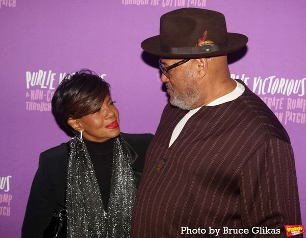 Melba Moore and Laurence Fishburne Photo