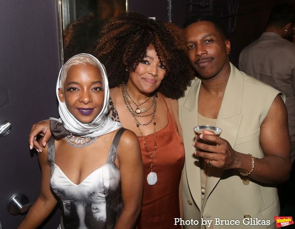 Kara Young, Kim Fields and Leslie Odom Jr. Photo