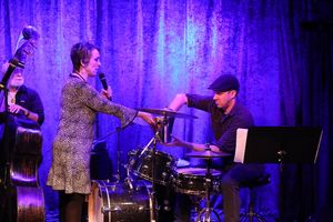 Joe Choroszewski draws for the mousepad winner. @ BroadwayWorld Joe Choroszewski draws for the mousepad winner. Photo