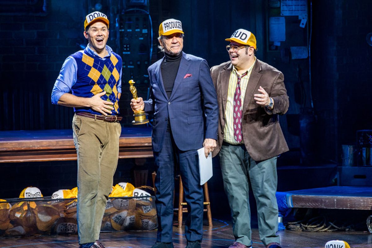 Andrew Rannells, F. Murray Abraham, JOsh Gad at 
