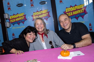 Ann Harada, Cherry Jones, Danny Burstein Photo