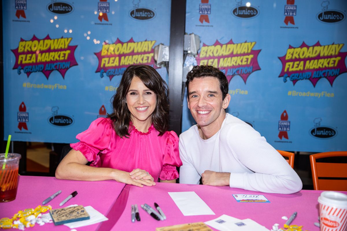 Alli Mauzey, Michael Urie at 