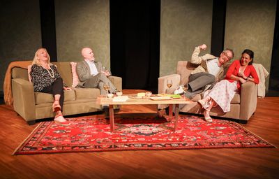 Amy Scribner as Doris, Paul Schulze as Danny, John Ales as Ben and Julie Dretzin as A Photo