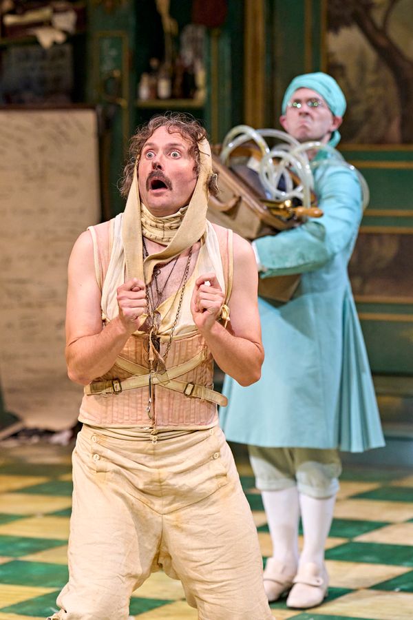 Edward Hogg (Argan) and Garmon Rhys (Fleurant)  Photo