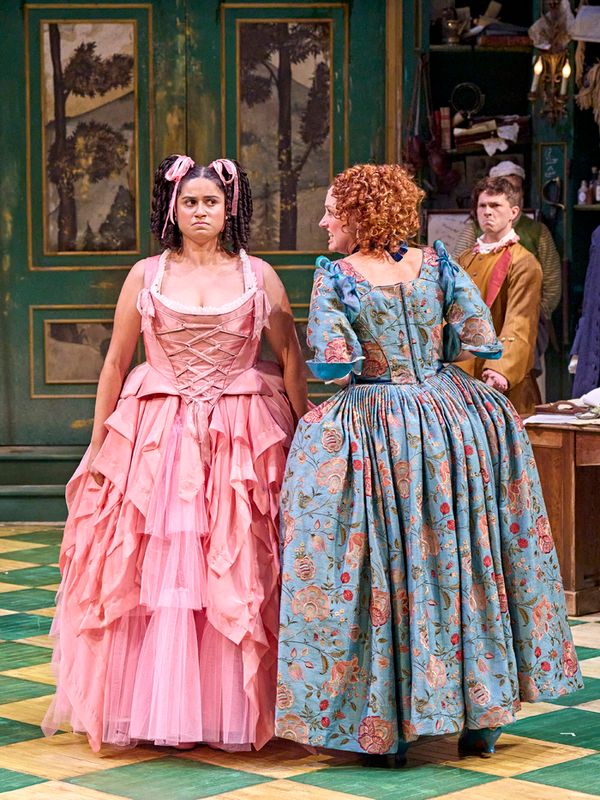 Saroja-Lily Ratnavel (Angelique) and Jessica Ransom (Beline) Photo