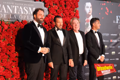 Iñaki Fernández, Antonio Banderas, Andrew Lloyd Webber y Federico Bellone Photo