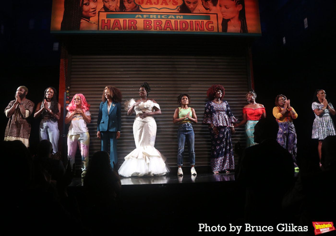 Photos: The Cast of JAJA'S AFRICAN HAIR BRAIDING Takes Opening Night Bows  Image