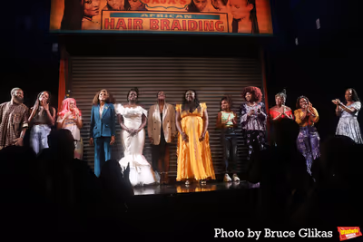 Director Whitney White, Playwright Jocelyn Bioh and The Cast of "Jaja’s African Hai Photo