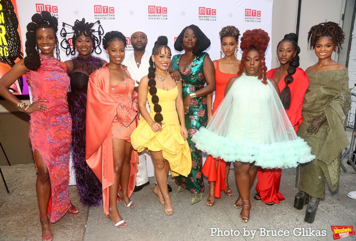 Rachel Christopher, Zenzi Williams, Brittany Adebumola, Michael Oloyede, Kalyne Coleman, Somi Kakoma, Lakisha May, Maechi Aharanwa, Nana Mensah and Dominique Thorne at 