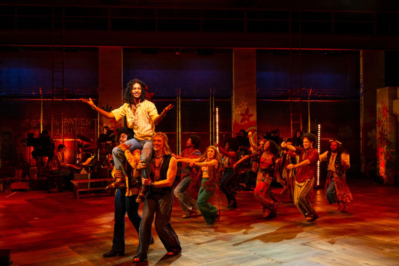 Photos: First Look at Andrew Polec, Jordan Dobson, Olivia Puckett & More in HAIR at Two River Theater  Image