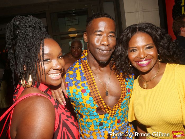 Photos: JAJA's AFRICAN HAIR BRAIDING Cast Celebrates Opening Night — photo 1 of 33