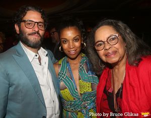 Arian Moayed, Susan Kelechi Watson and Guest @ BroadwayWorld Arian Moayed, Susan Kelechi Watson and Guest Photo