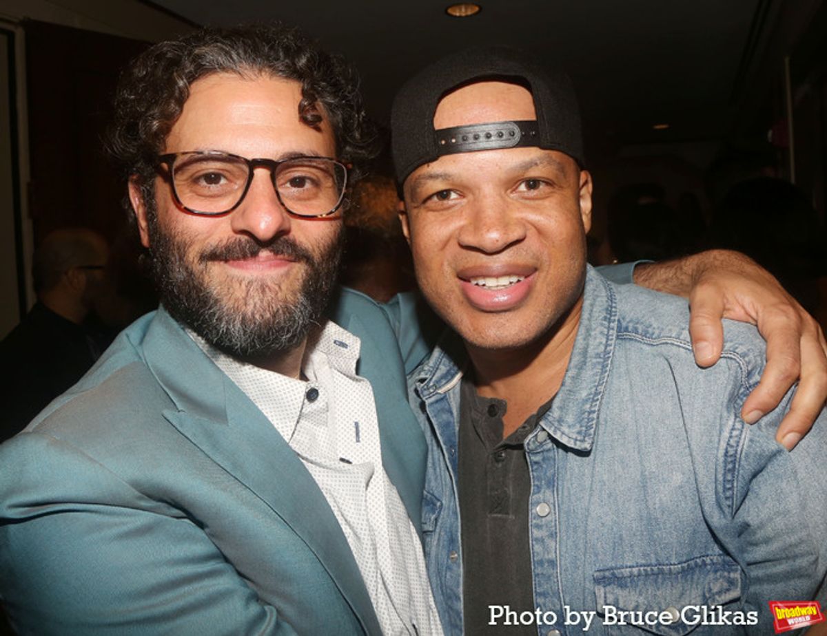 Arian Moayed and Glenn Davis at 