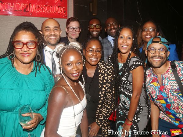 Lynn Nottage, Saheem Ali, Zainab Jah,Sade Lythcott and Guests Photo