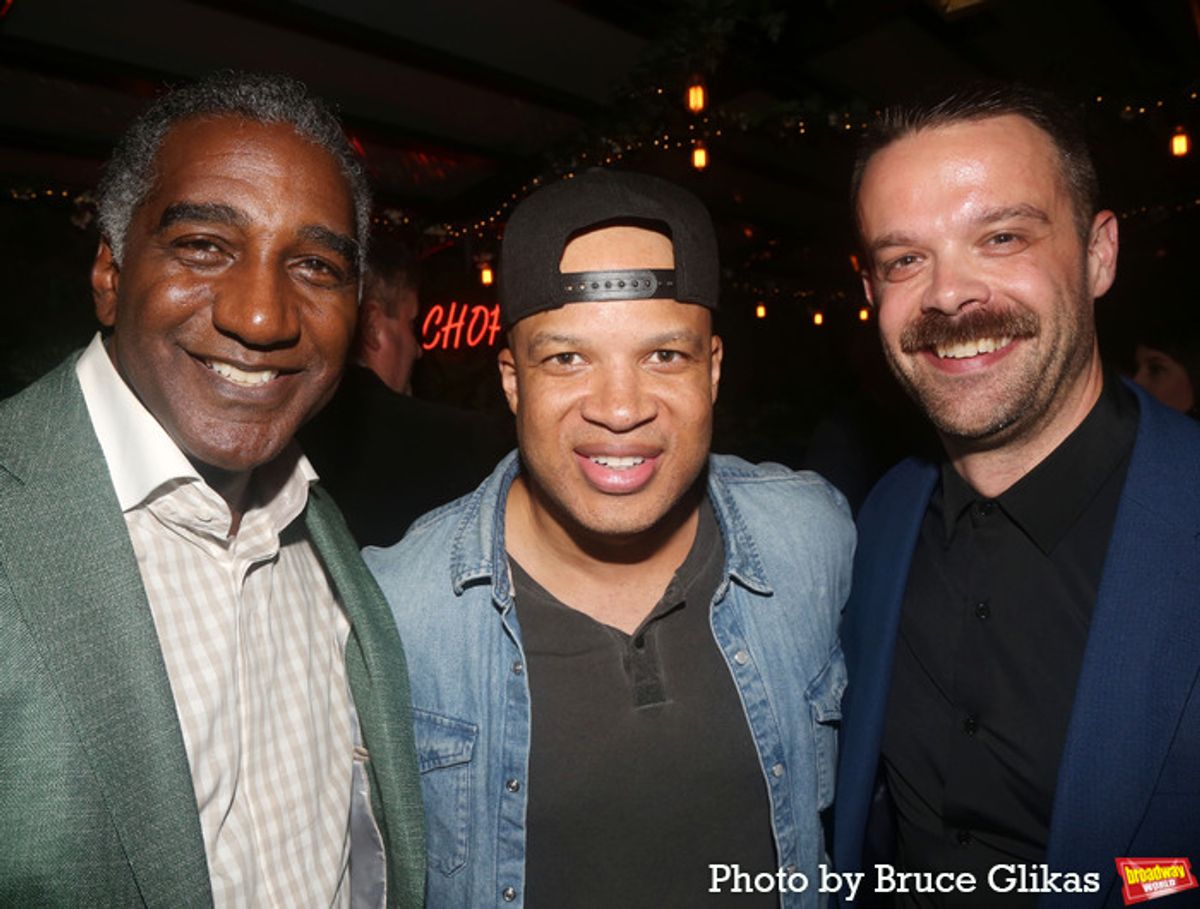 Norm Lewis, Glenn Davis and Guest at 