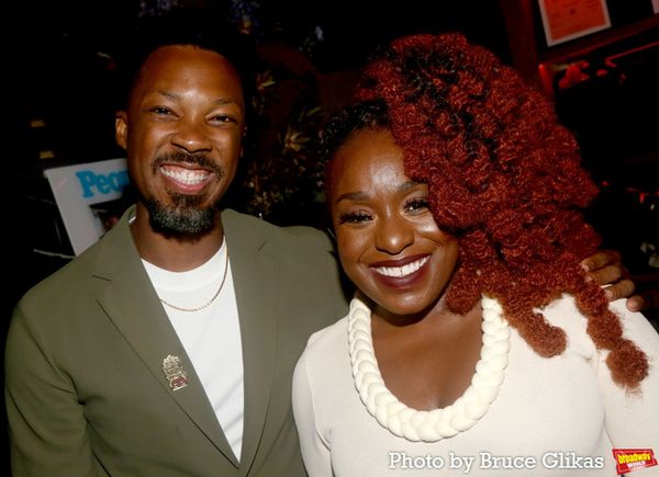 Corey Hawkins and Maechi Aharanwa Photo