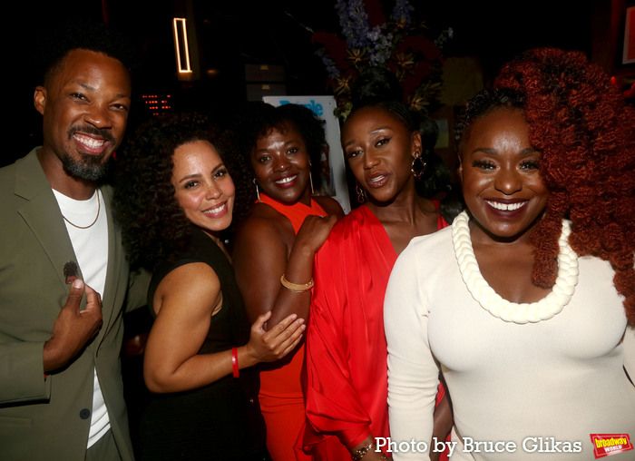 Photos: JAJA's AFRICAN HAIR BRAIDING Cast Celebrates Opening Night — photo 7 of 33