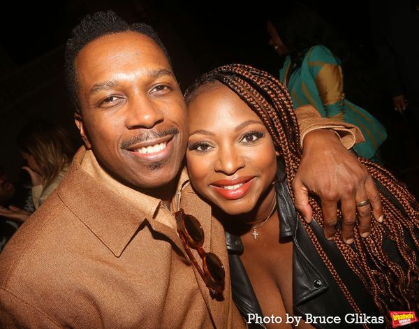 Leslie Odom Jr and Naturi Naughton Photo