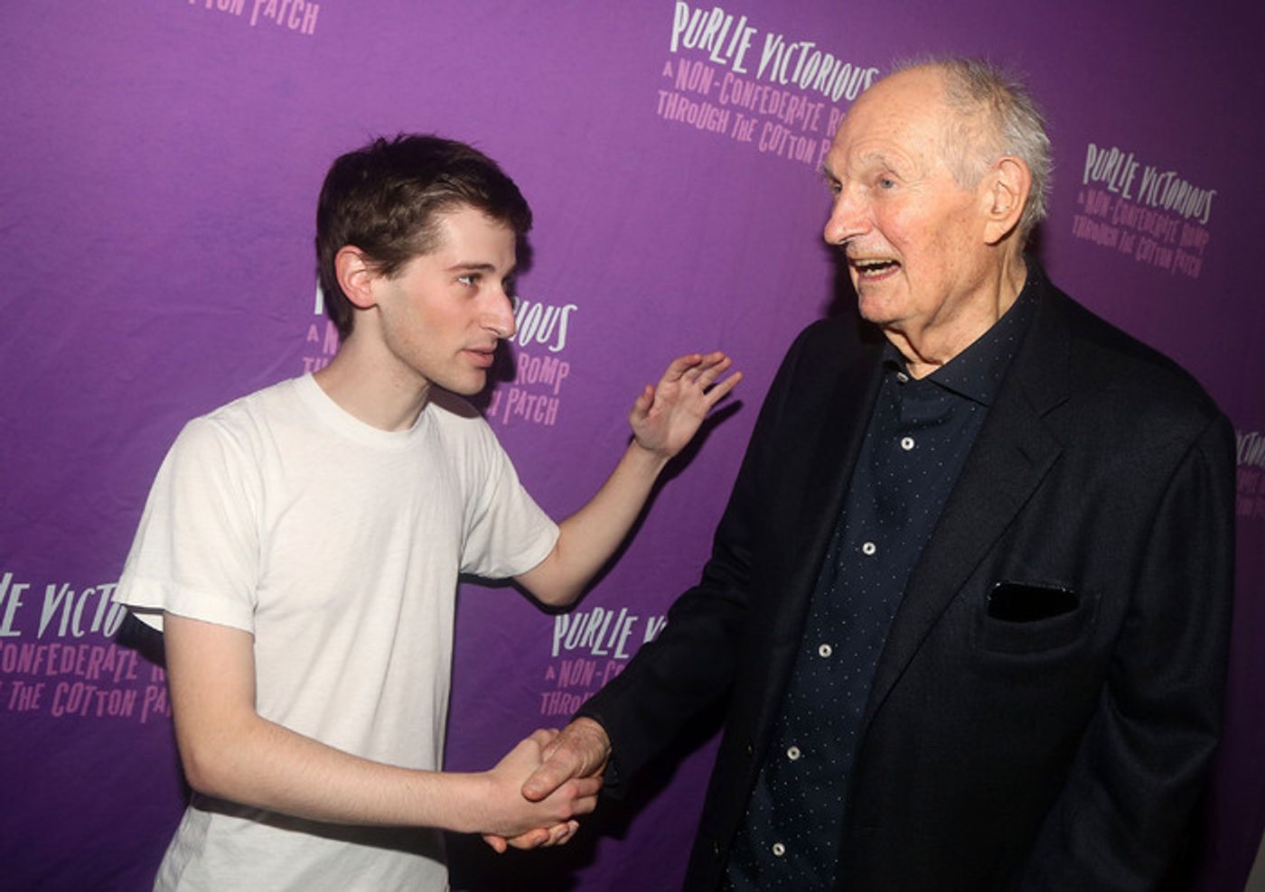 Photos: Original PURLIE VICTORIOUS Cast Member Alan Alda Visits Broadway Revival Cast  Image