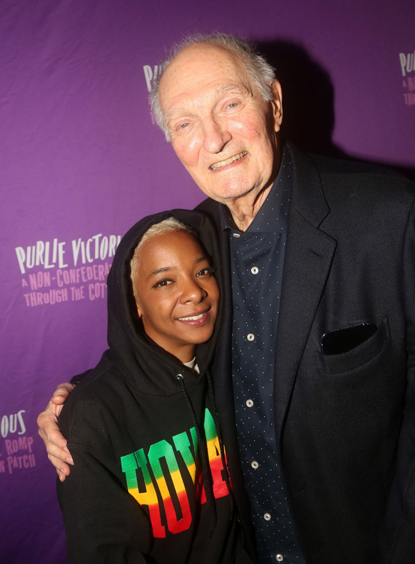Photos: Original PURLIE VICTORIOUS Cast Member Alan Alda Visits Broadway Revival Cast  Image