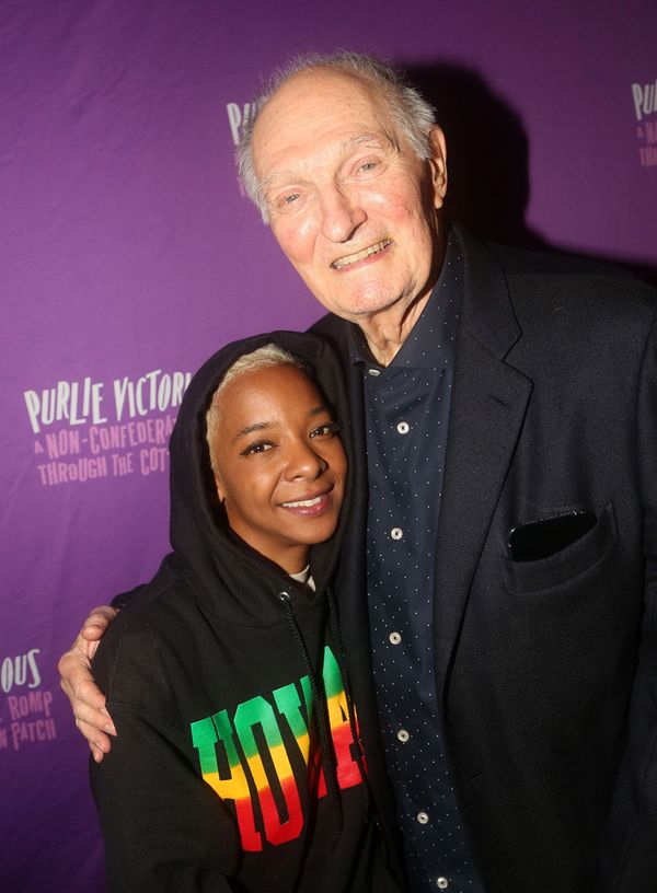 Kara Young and Alan Alda Photo