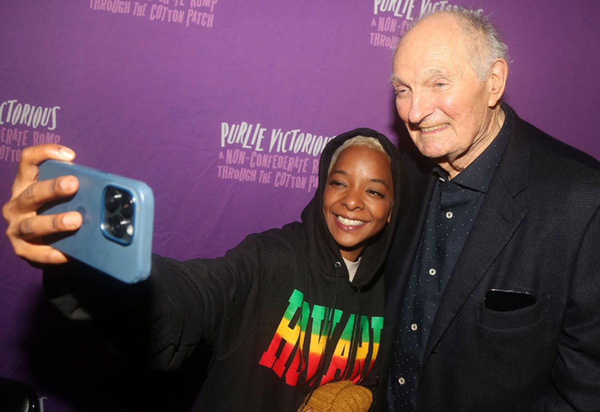 Kara Young and Alan Alda at 