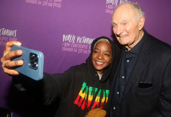 Kara Young and Alan Alda Photo