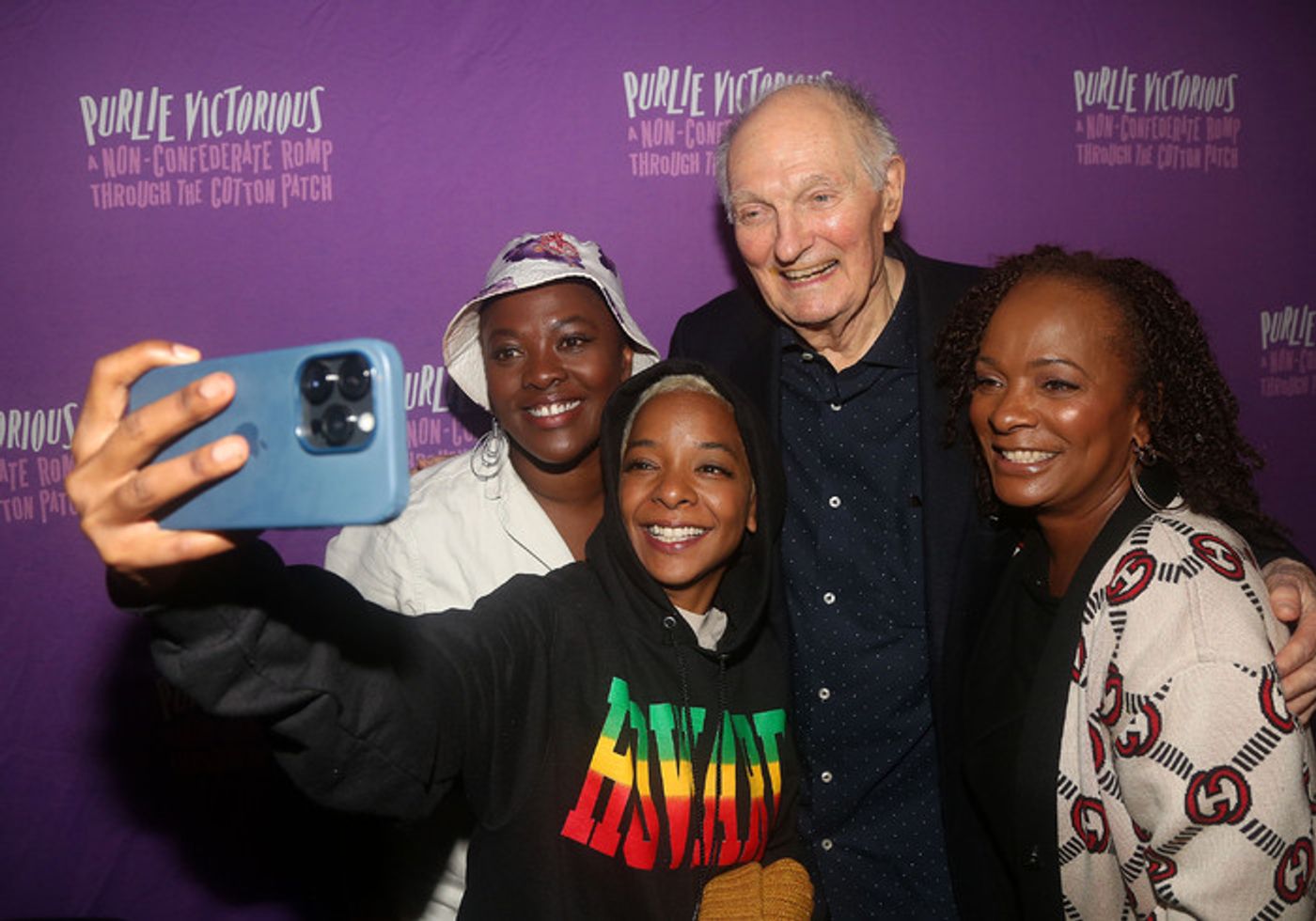Photos: Original PURLIE VICTORIOUS Cast Member Alan Alda Visits Broadway Revival Cast  Image