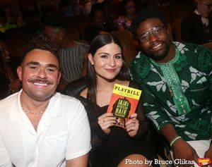 Andew Chappelle, Phillipa Soo and Okieriete Onaodowan Photo